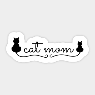 Cat Mom Sticker